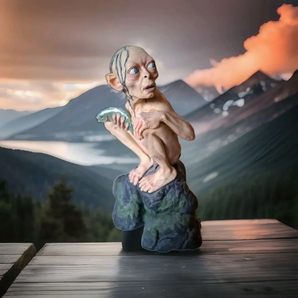 Gollum as Smeagol Polystone Statue 1/6 Scale ~ Weta LOTR Collectible (No Box/DVD